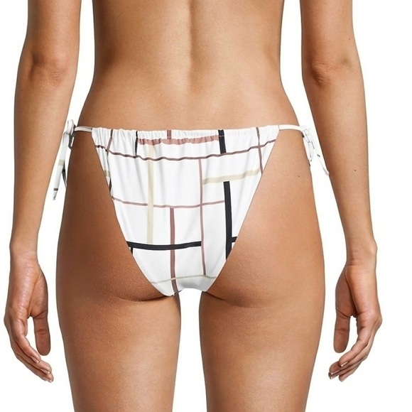 WeWoreWhat Ruched String Bikini Bottom size Medium - Picture 2 of 4